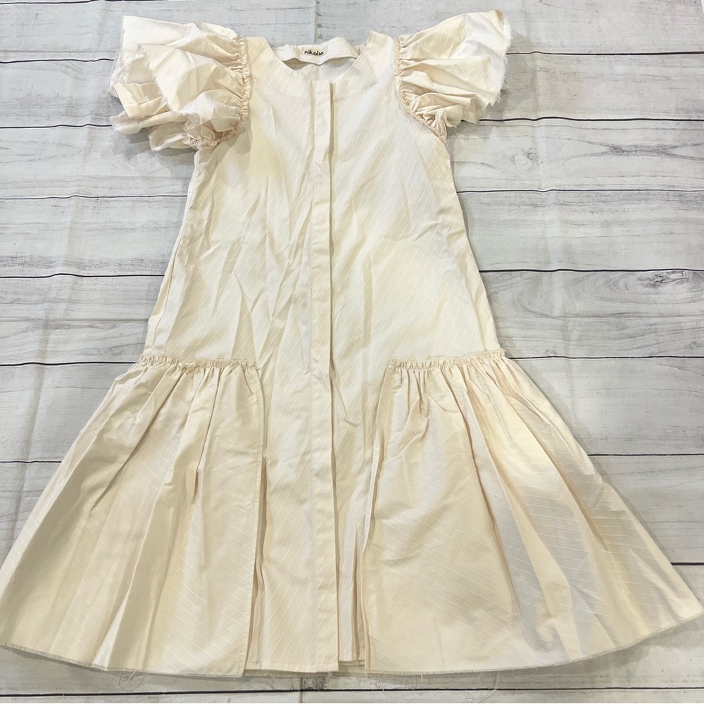 Nikolia Puff Sleeve Kids Dress